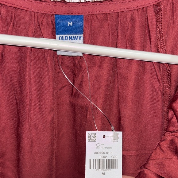 Old Navy Ruffled Rust Dress - Picture 2 of 3